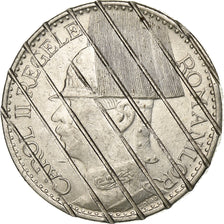 Romania, Carol II, 50 Lei, 1938, Bucarest, Silver, AU(55-58), KM:55