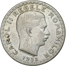 Romania, Carol II, 100 Lei, 1932, Heaton, Silver, EF(40-45), KM:52