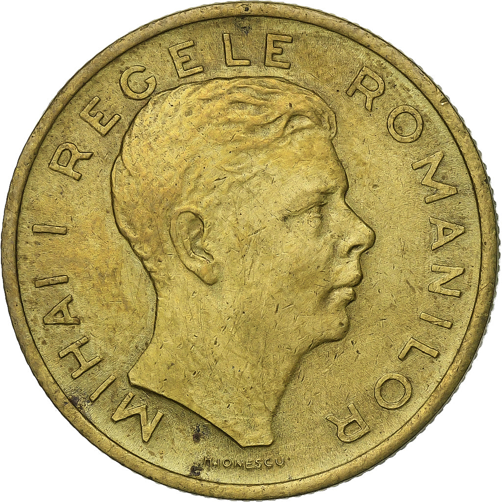 Romania, Mihai I, 200 Lei, 1945, Bucarest, Nickel-brass, EF(40-45), KM:66