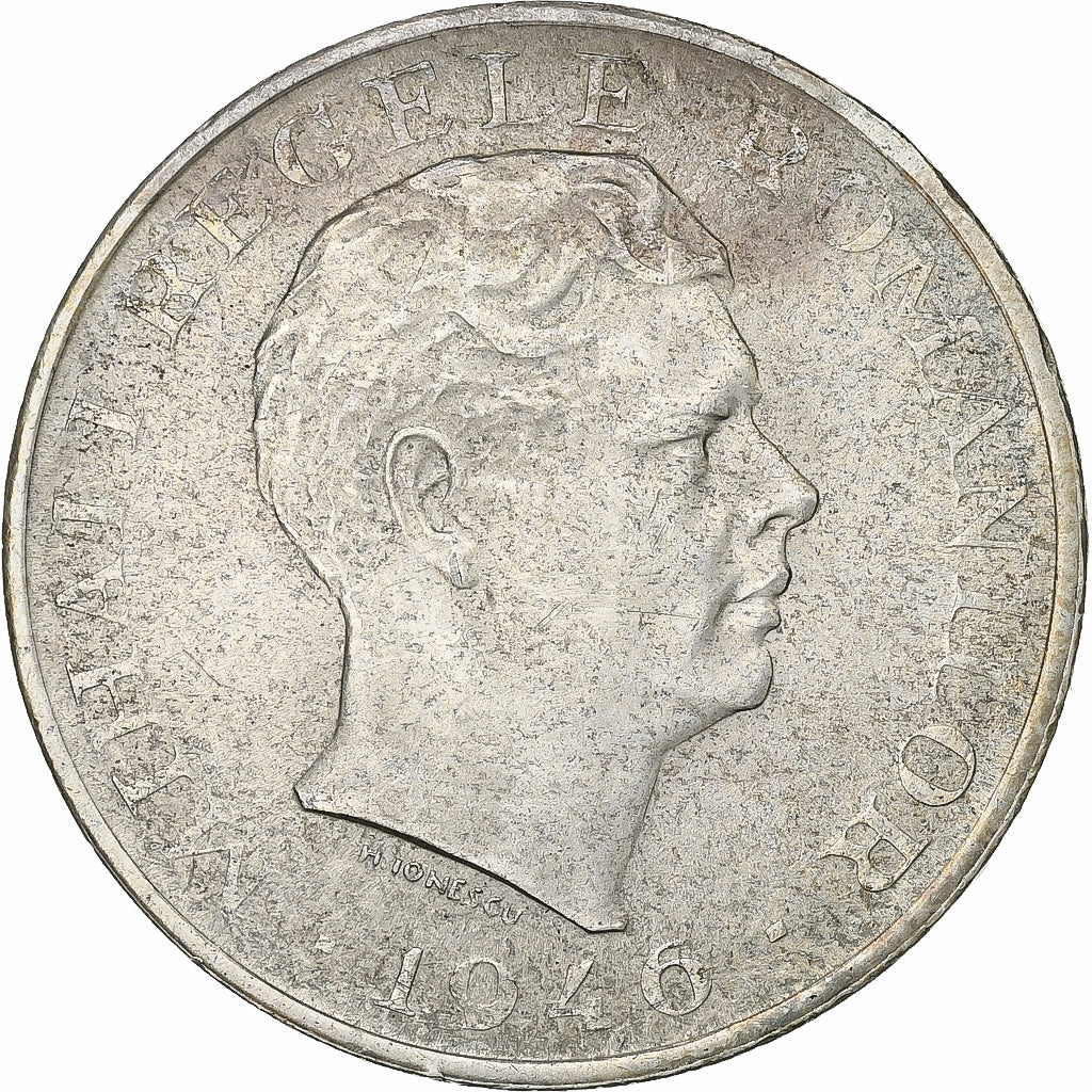 Romania, Mihai I, 100000 Lei, 1946, Bucarest, Silver, EF(40-45), KM:70