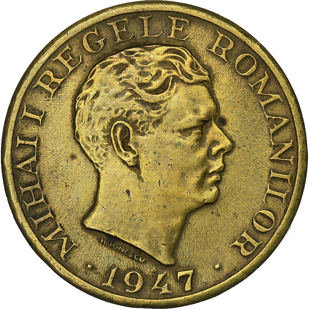 Romania, Mihai I, 10000 Lei, 1947, Bucarest, Nichel-ottone, SPL-, KM:76