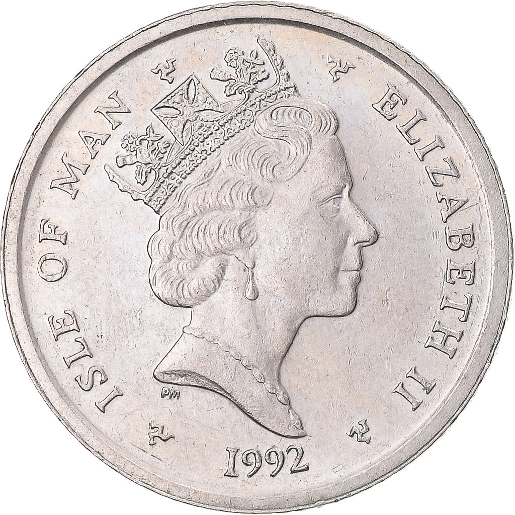 Coin, Isle of Man, 10 Pence, 1992