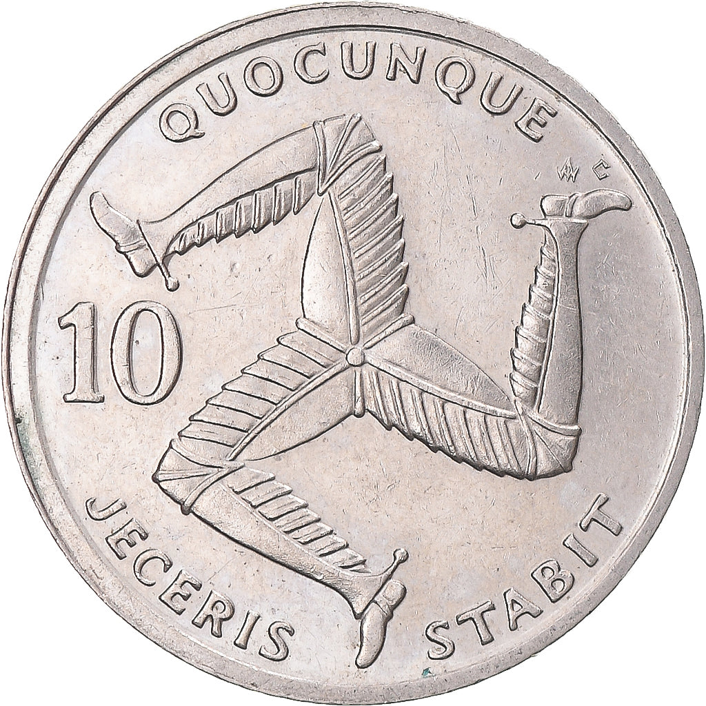 Coin, Isle of Man, 10 Pence, 1992