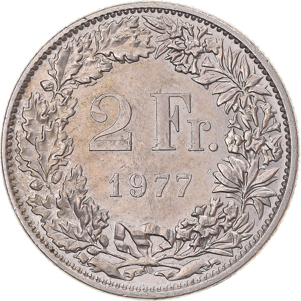 Moneta, Svizzera, 2 Francs, 1977