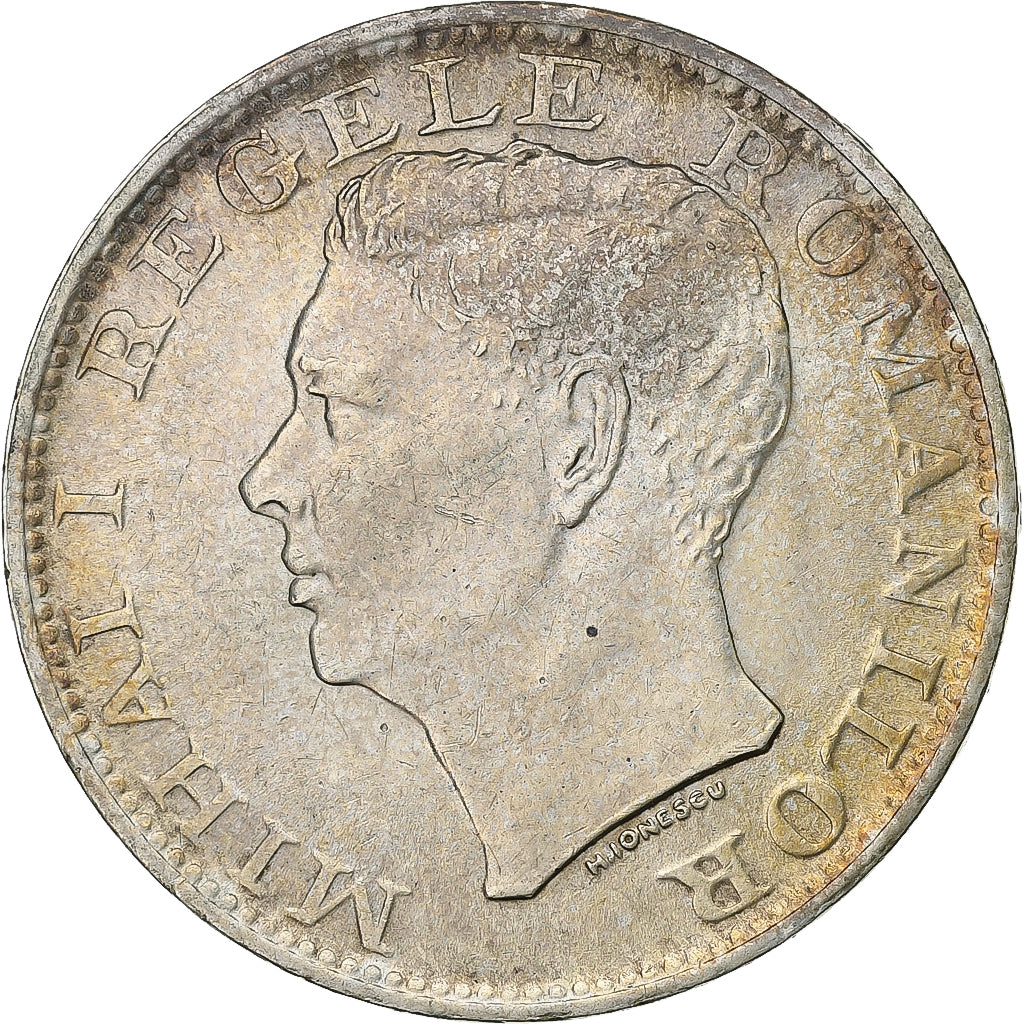 Romania, Mihai I, 500 Lei, 1944, Bucarest, Silver, AU(55-58), KM:65