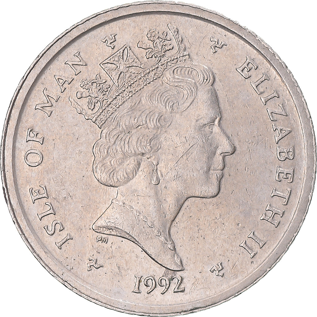 Coin, Isle of Man, 10 Pence, 1992