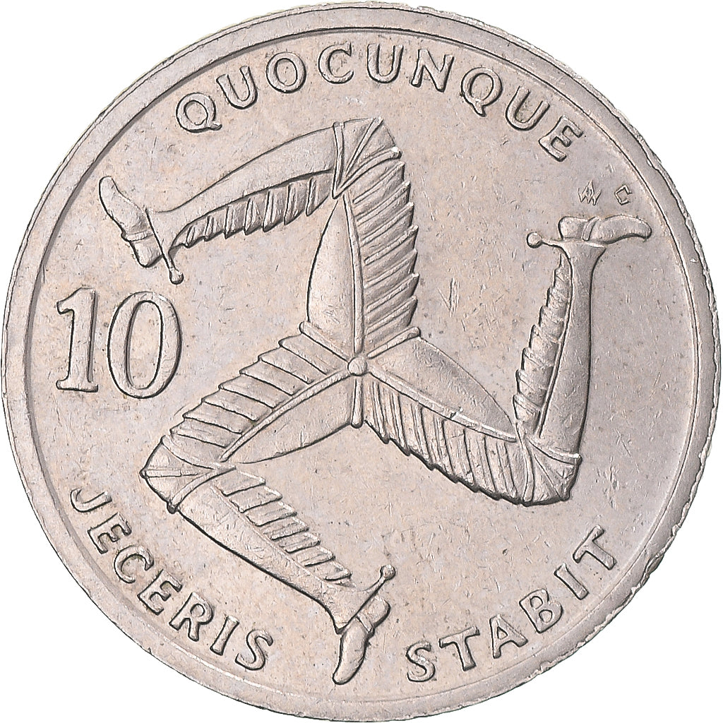Coin, Isle of Man, 10 Pence, 1992
