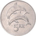 Moneta, Islanda, 5 Kronur, 1981