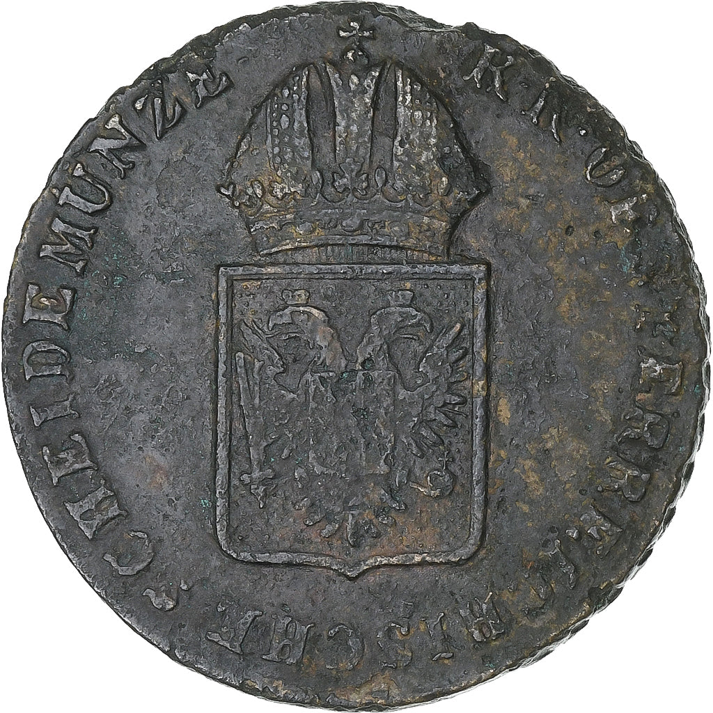 Áustria, Franz I, 1 Kreuzer, 1816, Alba Iulia, Cobre, VF(20-25), KM:2113
