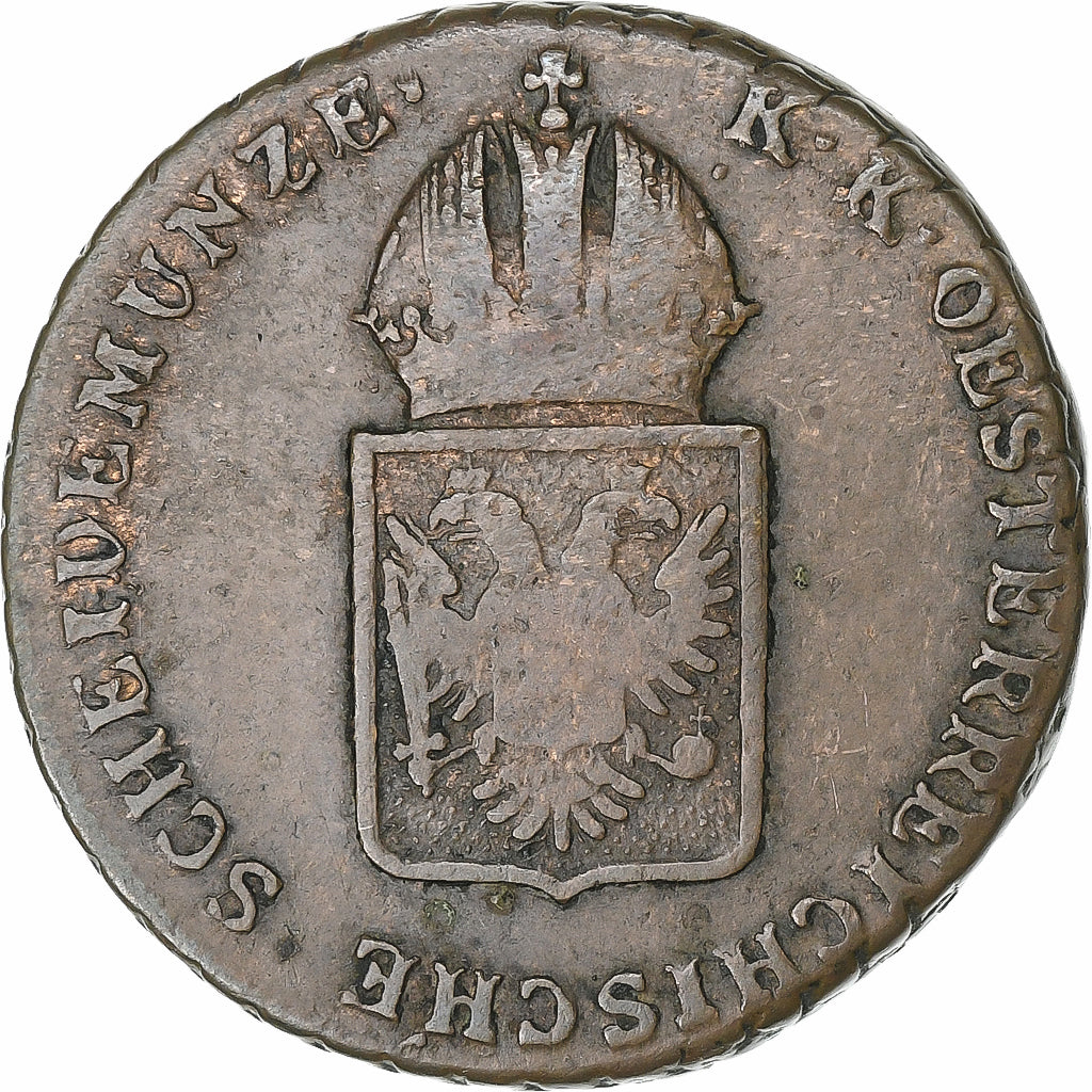 Österreich, Franz I, 1 Kreuzer, 1816, Baia mare, Kupfer, S, KM:2113