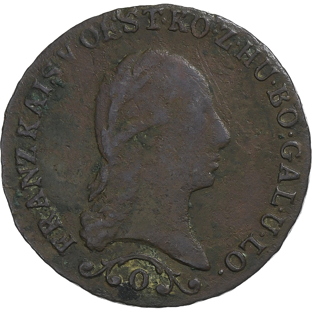Austria, Franz I, 1 Kreuzer, 1812, Orawitz, Rame, MB, KM:2112