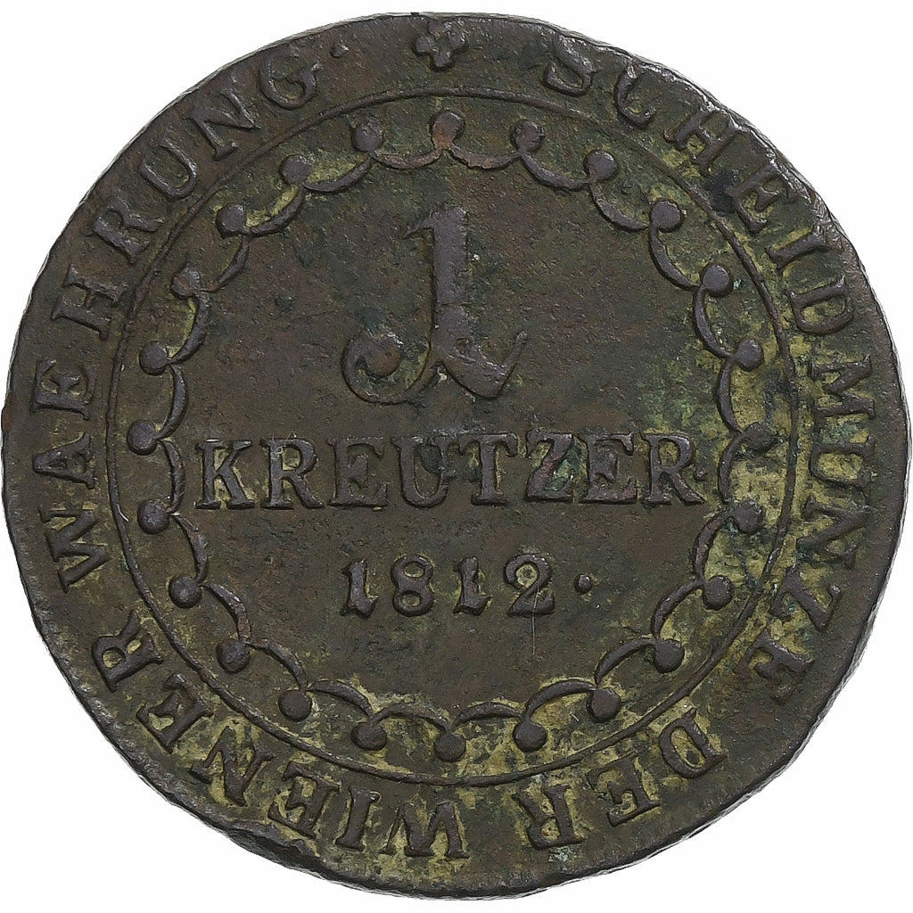 Austria, Franz I, 1 Kreuzer, 1812, Orawitz, Rame, MB, KM:2112