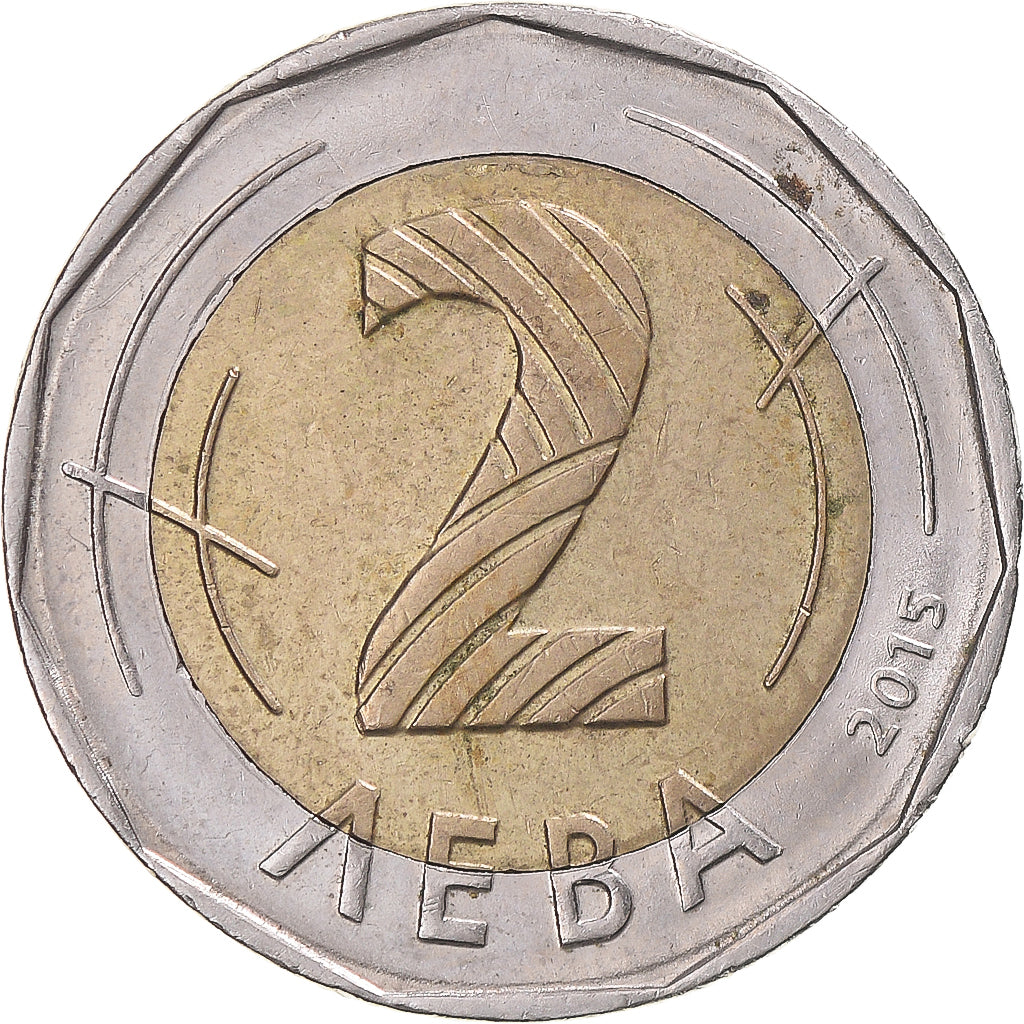 Moneta, Bulgaria, 2 Leva, 2015