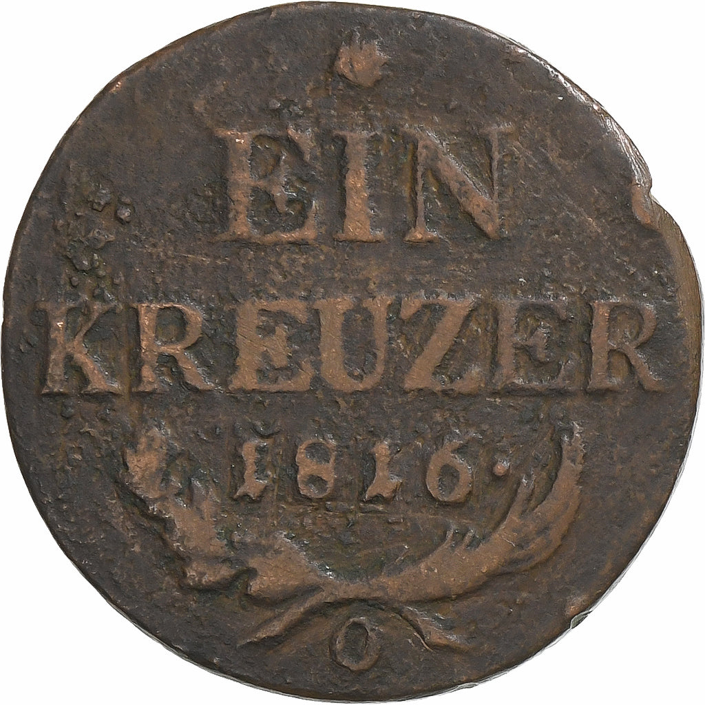 Austria, Franz I, 1 Kreuzer, 1816, Orawitz, Rame, MB, KM:2113