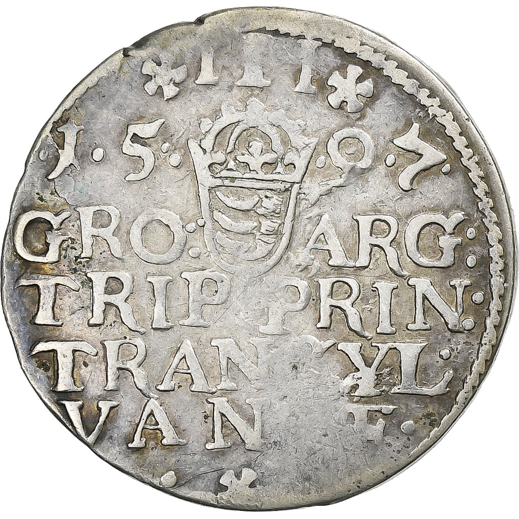 Principality of Transylvania, Sigismund Bathori, 3 Garas, 1597, Silver