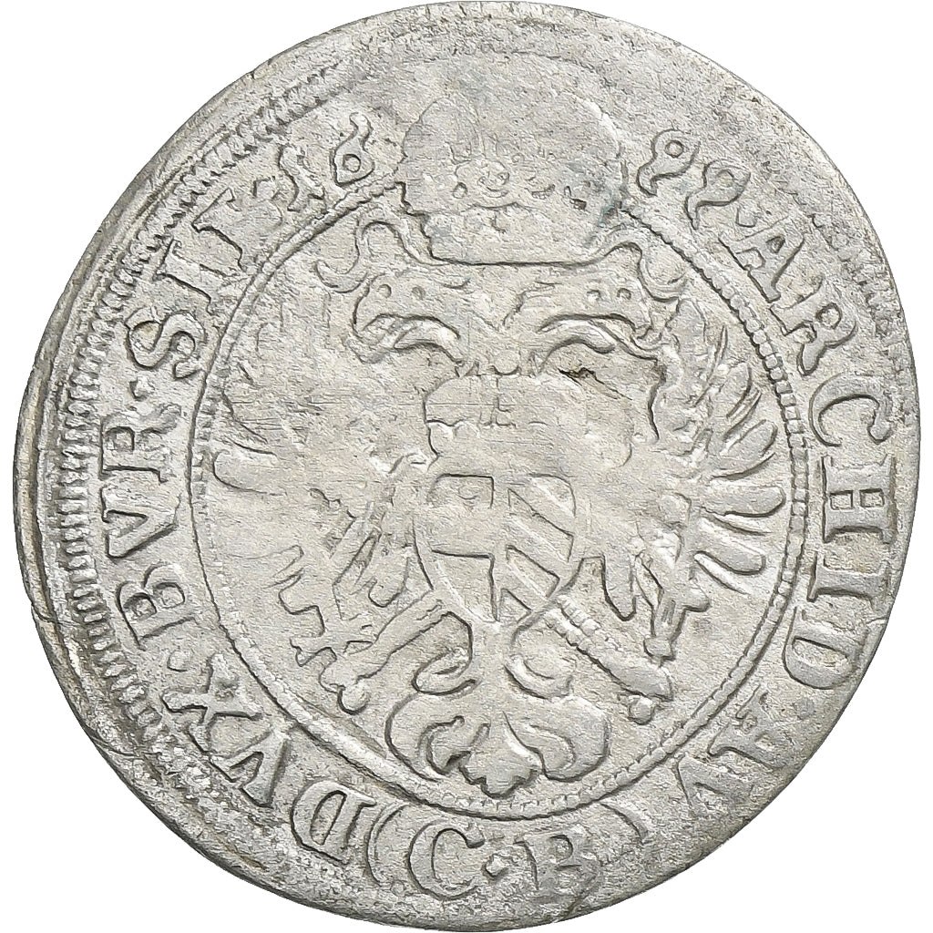 Austria, Leopold I, 3 Kreuzer, 1699, Brieg, Argento, MB+, KM:516