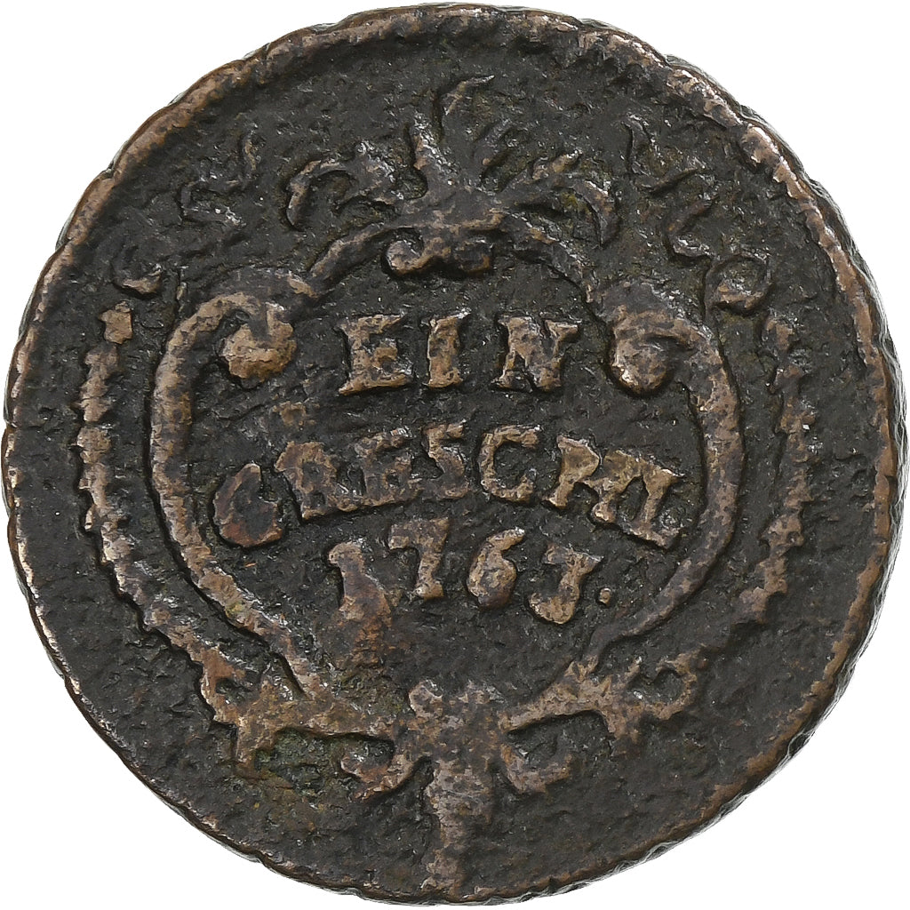 Principauté de Transylvanie, Marie-Thérèse, 1 Greschl, 1763, Cuivre, TB