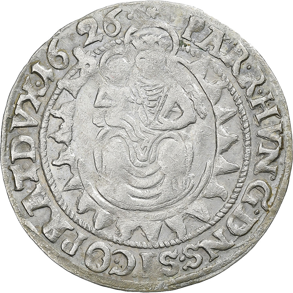 Principality of Transylvania, Gabriel Bethlen, 1 Garas, 1626, Kassa, Silber, S+