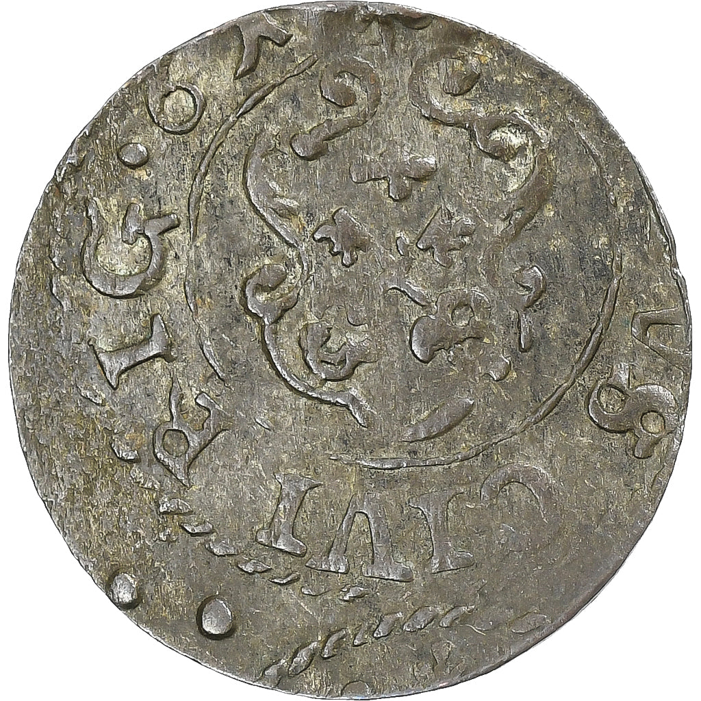 Suède, Karl XI, Schilling, 1661, Imitation, Billon, TB
