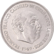 Moneda, España, 5 Pesetas, 1949