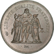 France, 50 Francs, Hercule, 1975, MDP, série FDC, Silver, MS(65-70)