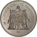 França, 50 Francs, Hercule, 1975, MDP, série FDC, Prata, MS(65-70)