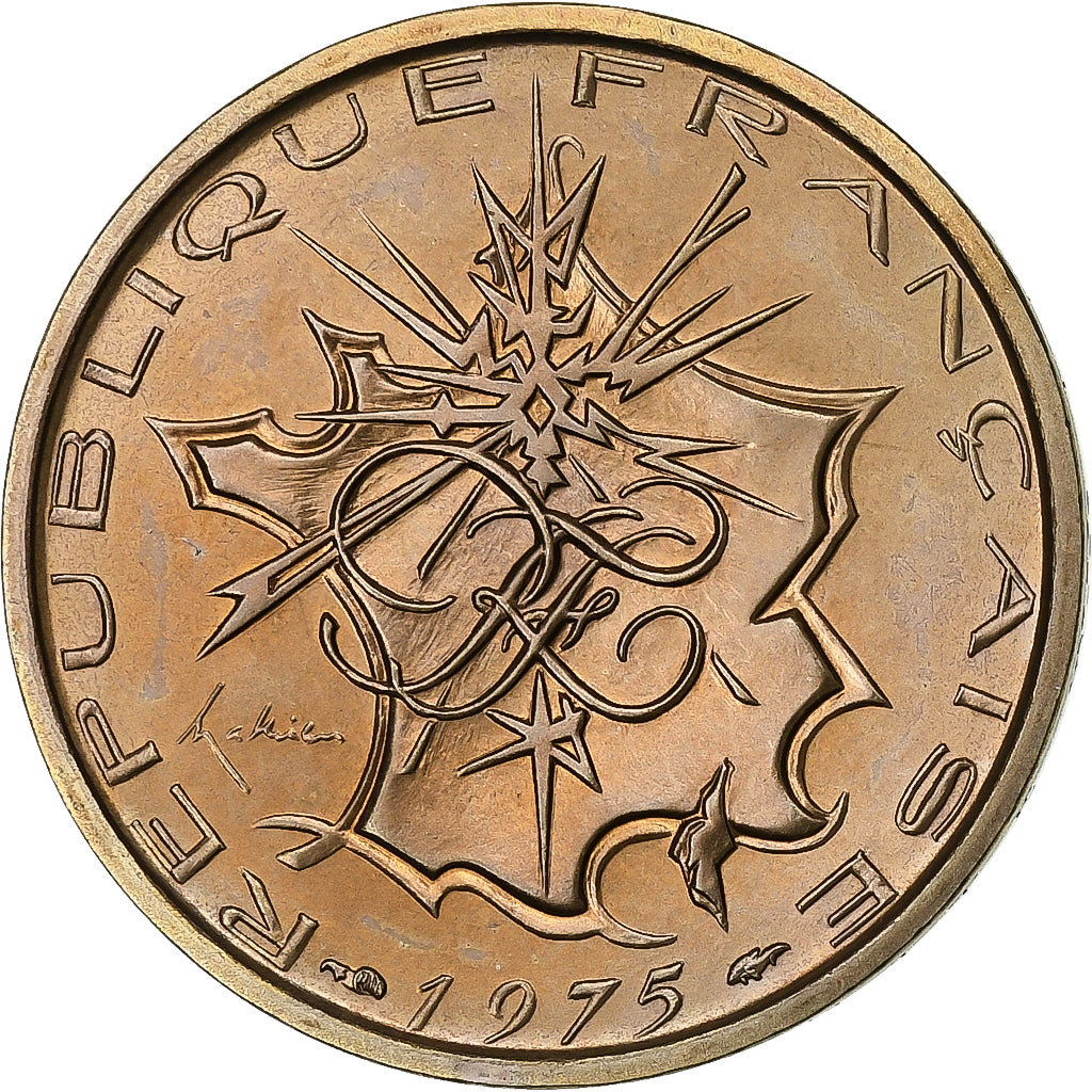 Frankreich, 10 Francs, Mathieu, 1975, MDP, série FDC, Tranche A