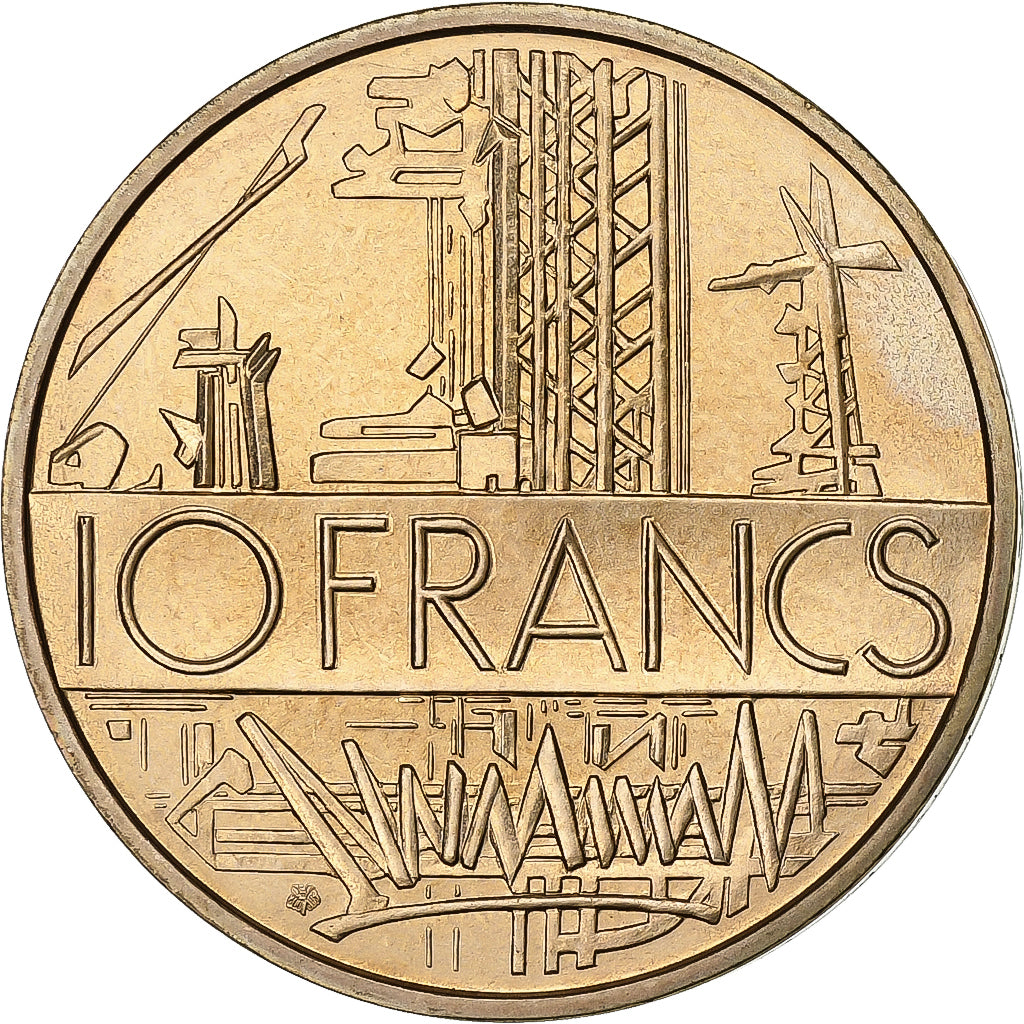Frankreich, 10 Francs, Mathieu, 1975, MDP, série FDC, Tranche A