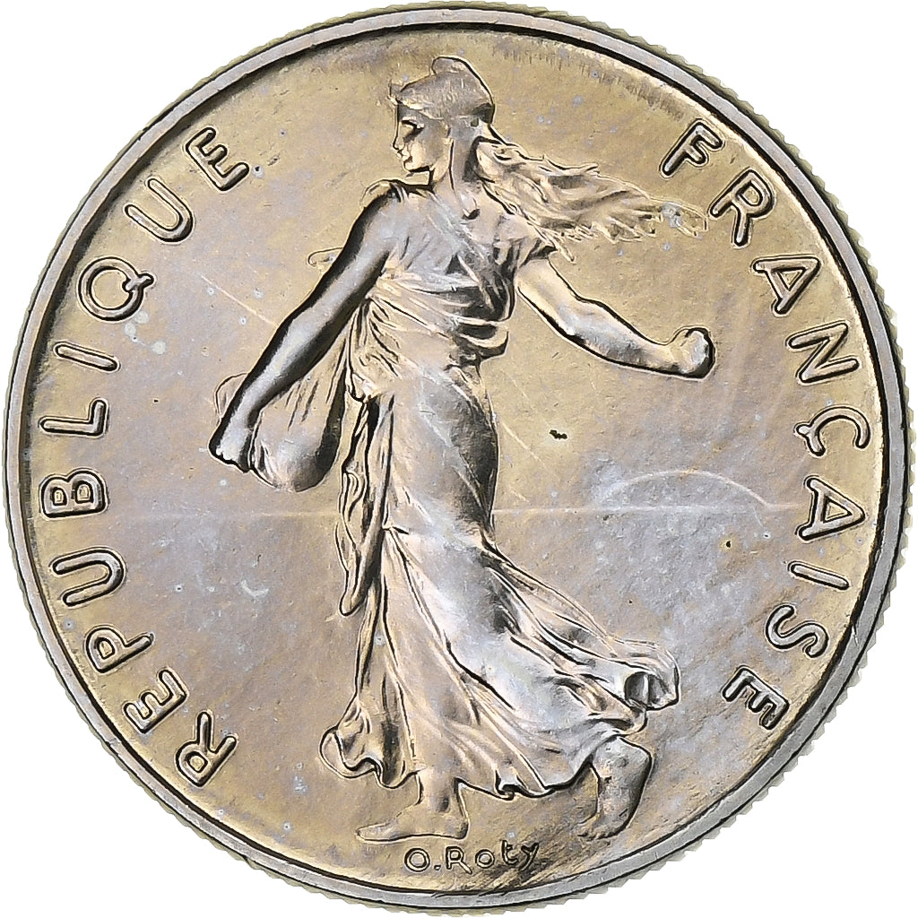 Frankreich, 1/2 Franc, Semeuse, 1979, MDP, série FDC, Nickel, STGL