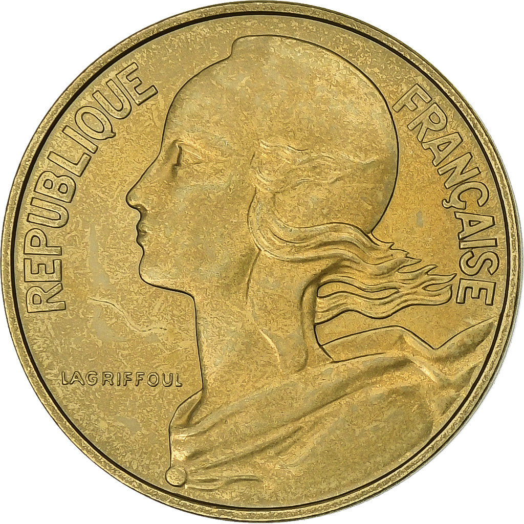 France, 10 Centimes, Marianne, 1975, MDP, série FDC, Cupro-Aluminium, MS(65-70)