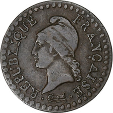 Francia, 1 Centime, Dupré, AN 6, Paris, Rame, BB