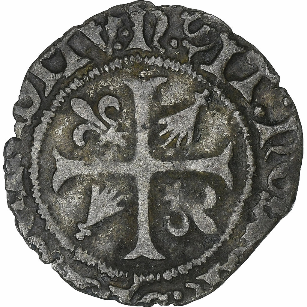 France, Charles VIII, Hardi de Bretagne, 1491-1498, Nantes, Billon, F(12-15)