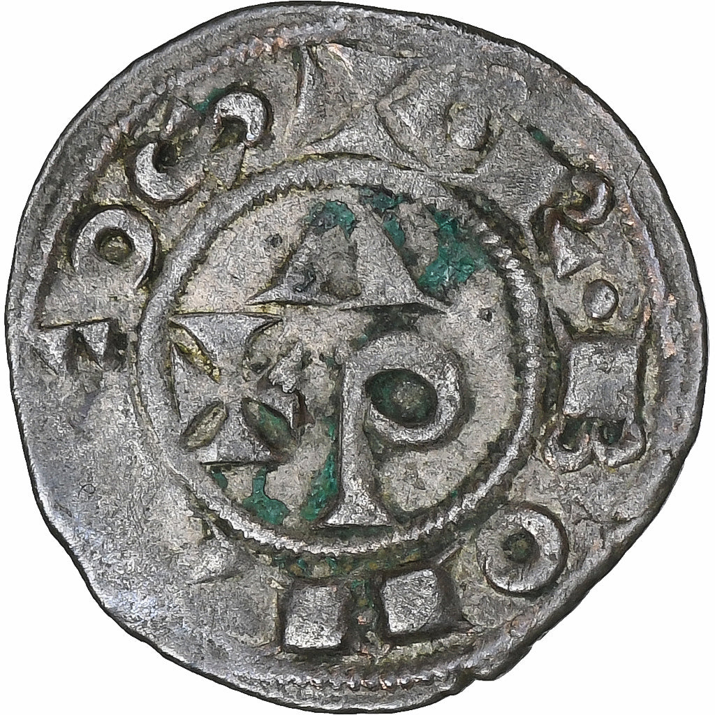 Vizegrafschaft von Albi, Alphonse de Poitiers, Denarius, 1248-1278, Bonafos