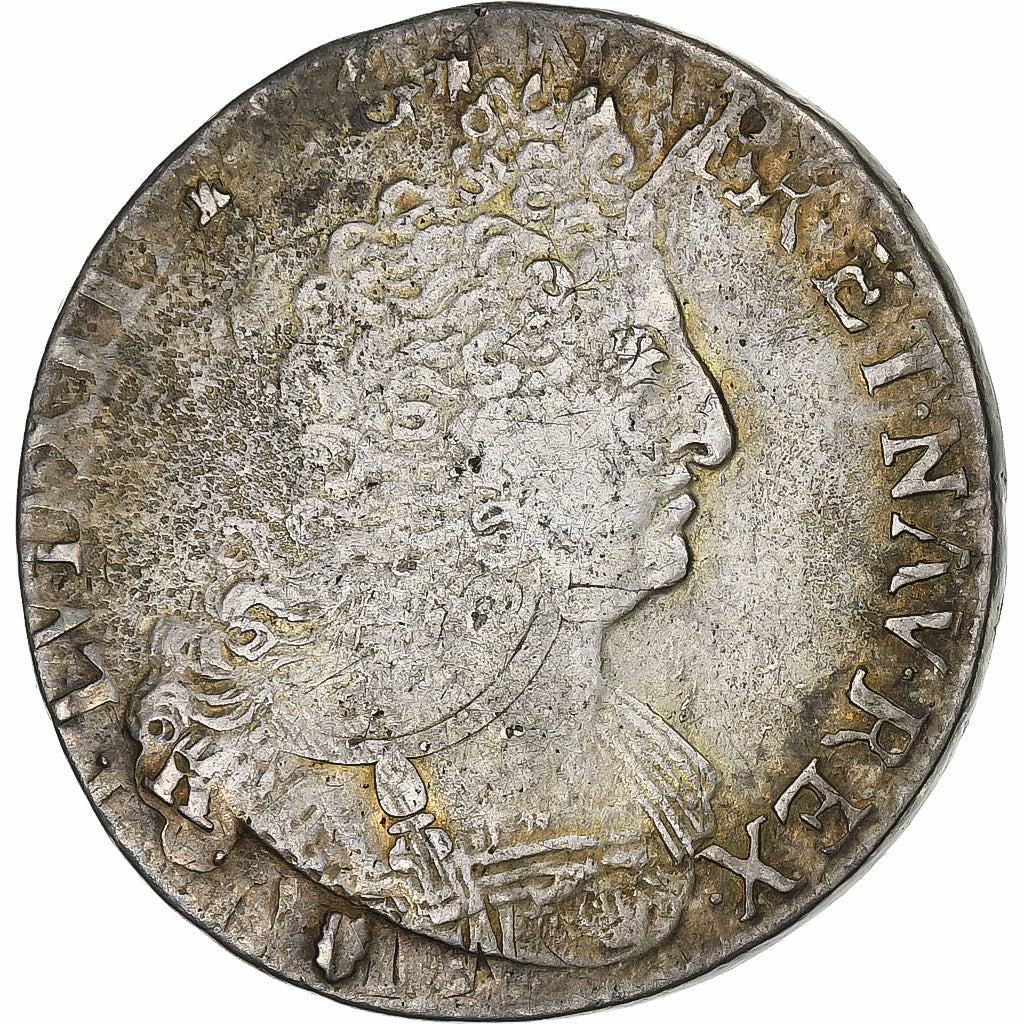 Frankrijk, Louis XIV, 1/2 écu aux 8L, 2e type, 1705, Toulouse, reformed