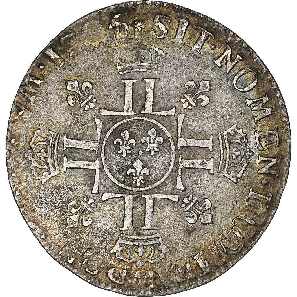 Frankrijk, Louis XIV, 1/2 écu aux 8L, 2e type, 1705, Toulouse, reformed