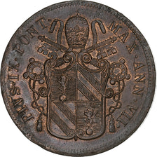 Papal States, Pius IX, 5 Baiocchi, 1853, Rome, Rame, SPL-, KM:1356
