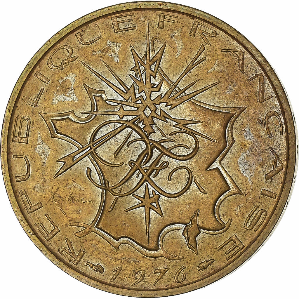 Frankreich, 10 Francs, Mathieu, 1976, MDP, série FDC, Cupro-aluminium-nickel