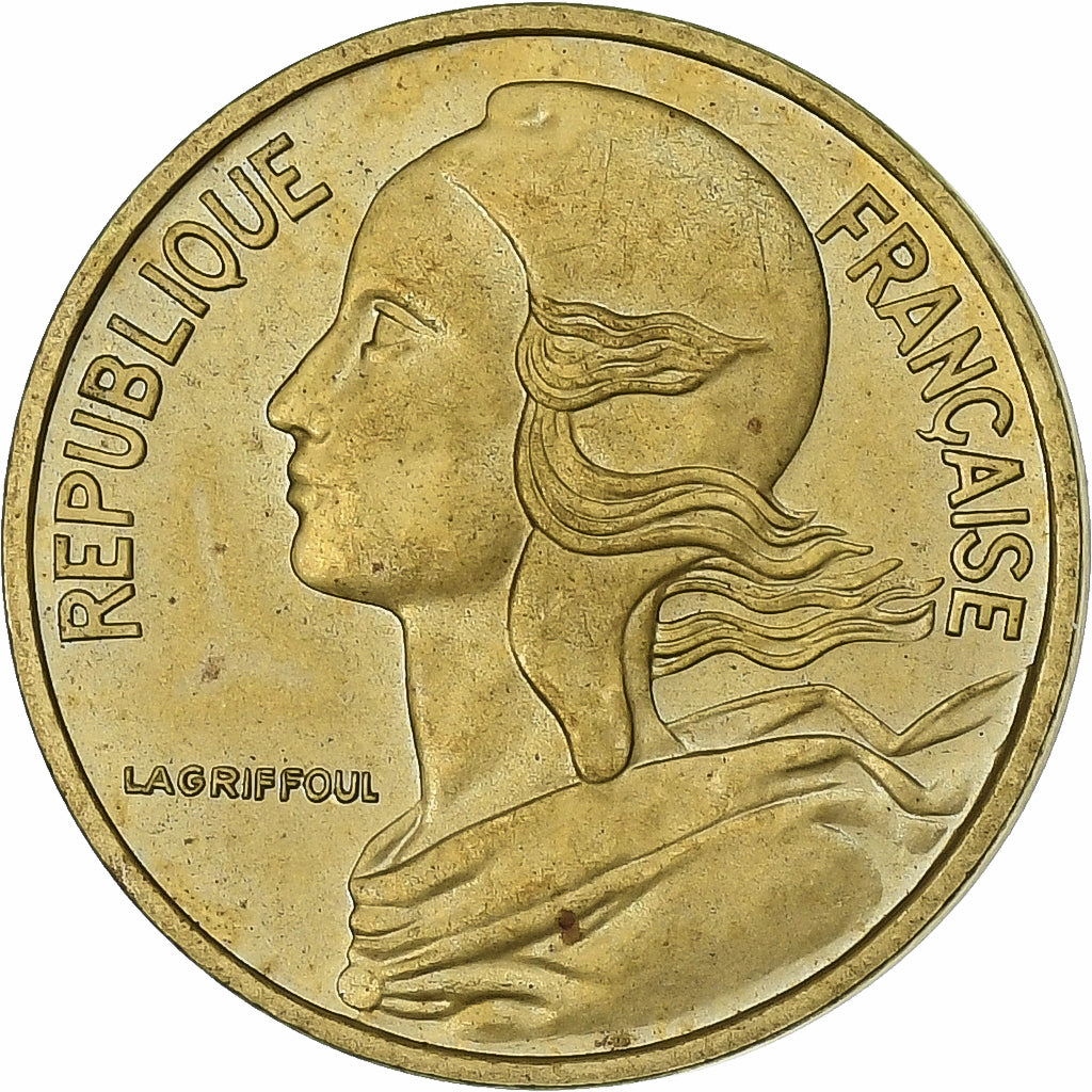 Francia, 5 Centimes, Marianne, 1976, MDP, série FDC, Bronzo-alluminio, FDC