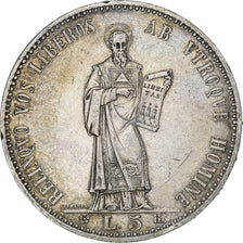 San Marino, 5 Lire, 1898, Rome, Silver, AU(50-53), KM:6