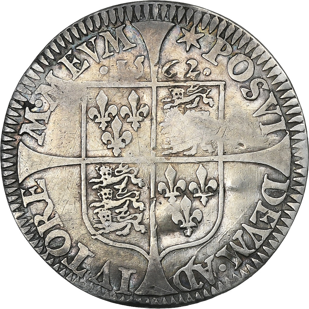 Kingdom of England, Elizabeth, 6 Pence, 1562, London, Silver, VF(20-25)