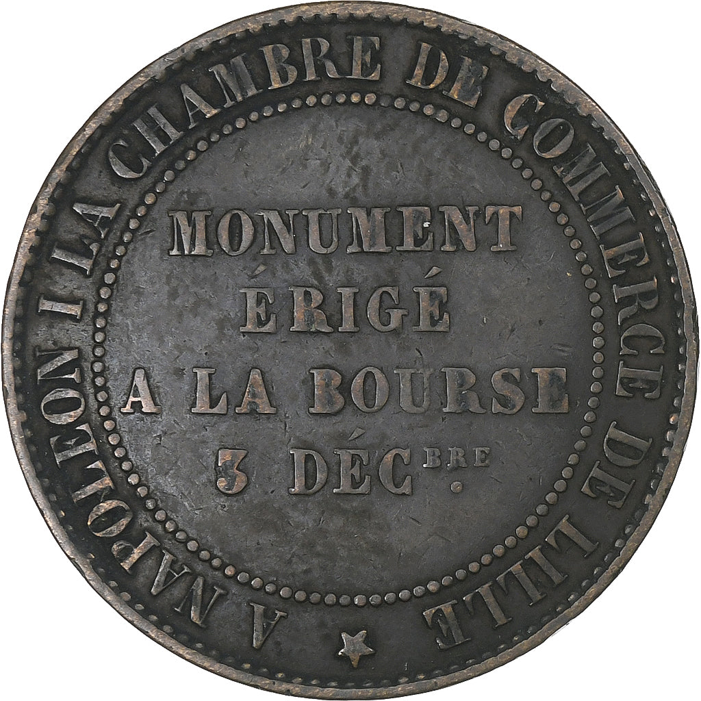 Francia, Napoleon III, Module de 10 Centimes, 1854, Paris, Epreuve, Bronzo, BB