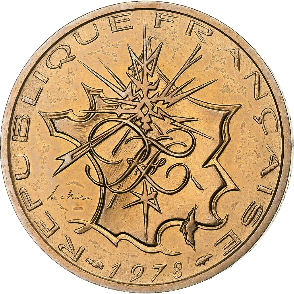 Frankreich, 10 Francs, Mathieu, 1978, MDP, série FDC, Cupro-aluminium-nickel