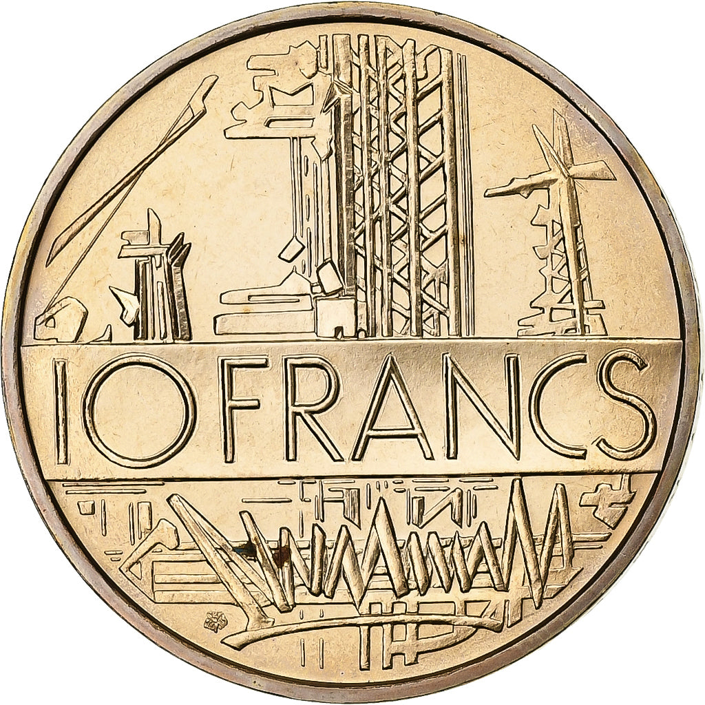 Frankreich, 10 Francs, Mathieu, 1978, MDP, série FDC, Cupro-aluminium-nickel