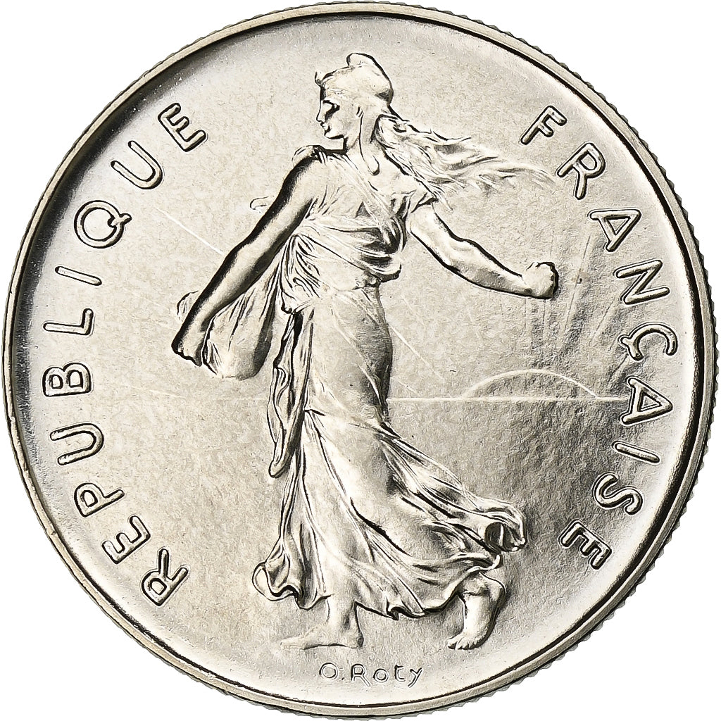França, 5 Francs, Semeuse, 1978, MDP, série FDC, Cupronickel, MS(65-70)