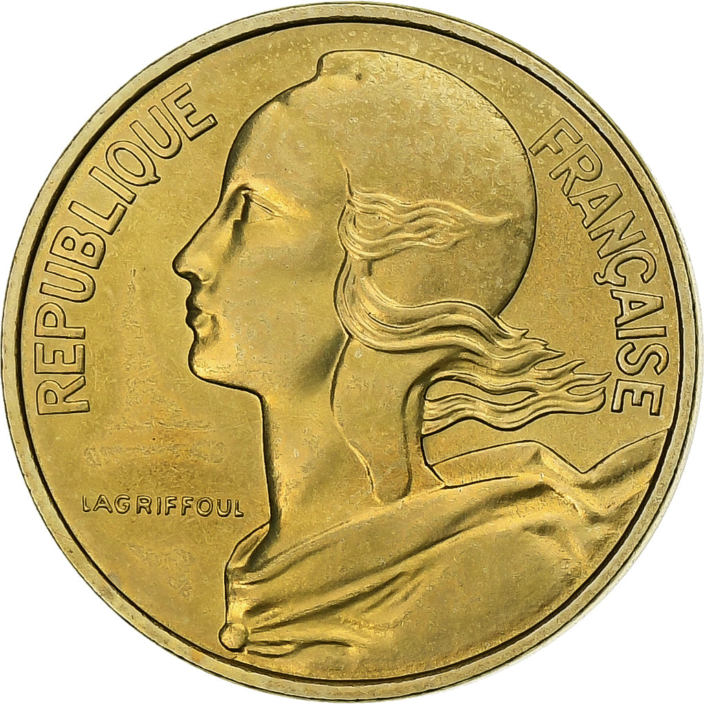 Frankrijk, 10 Centimes, Marianne, 1978, MDP, série FDC, Bronze-Aluminium, FDC