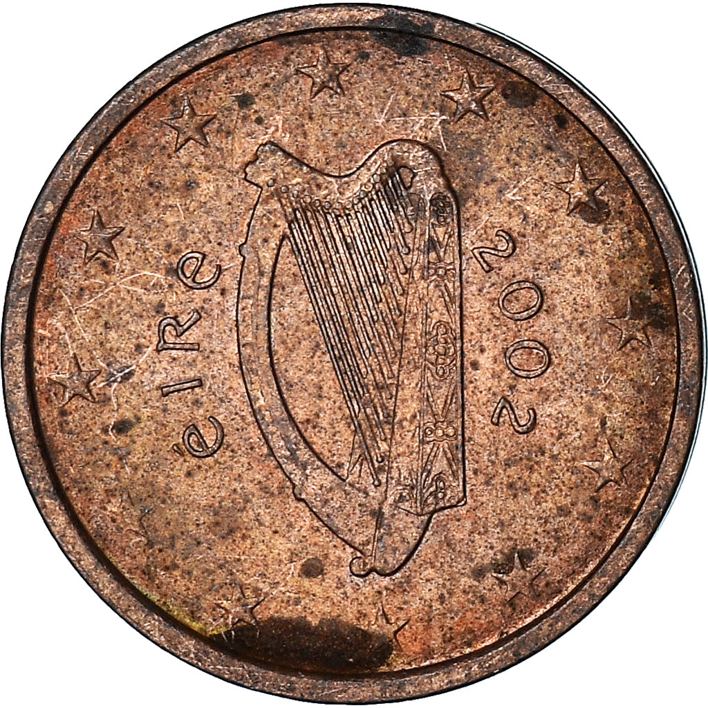 République d'Irlande, 2 Euro Cent, 2002