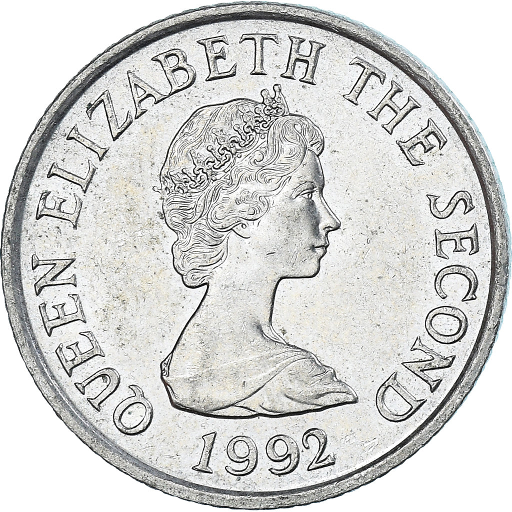 Coin, Jersey, 10 Pence, 1992