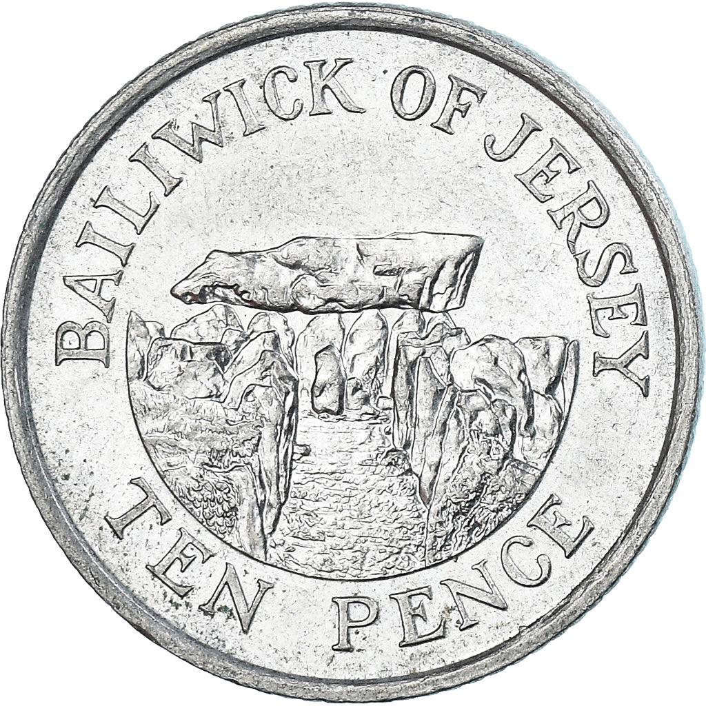 Coin, Jersey, 10 Pence, 1992