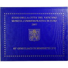 Vaticano, Benedict XVI, 2 Euro, 80th birthday Pope Benedict XVI, 2007, Rome
