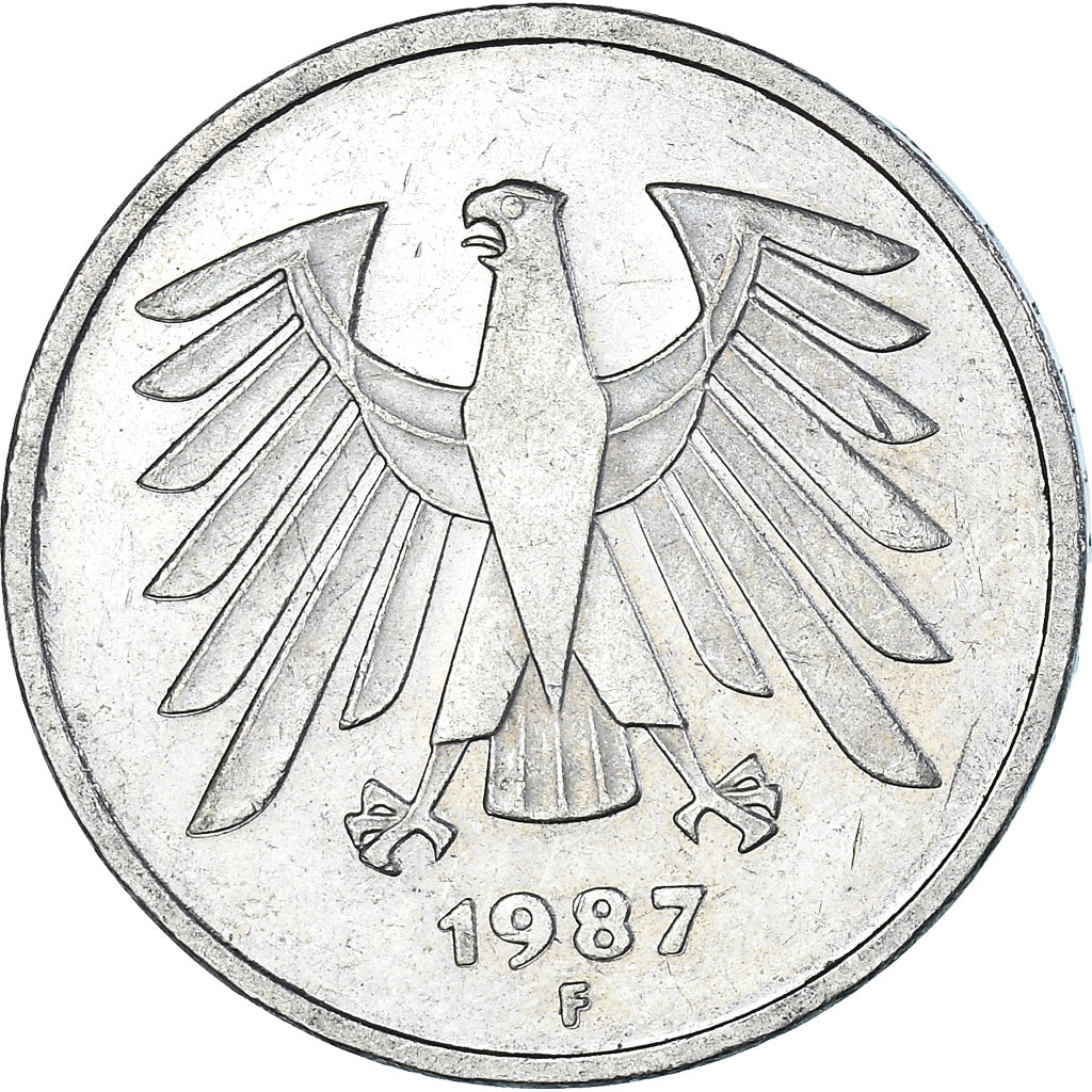 Münze, Deutschland, 5 Mark, 1987